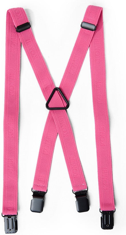 Suspenders - barbie pink 1