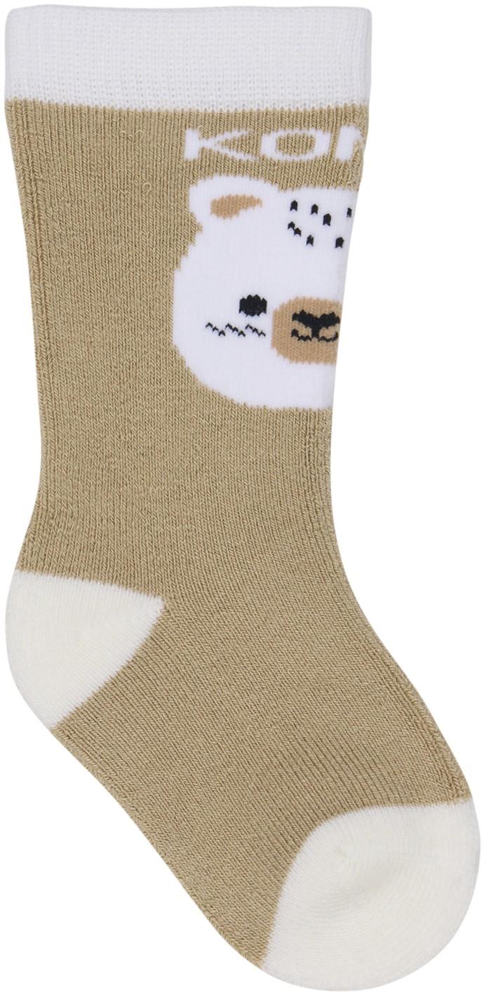 The Baby Animal Socks - Infant - oxford tan 1