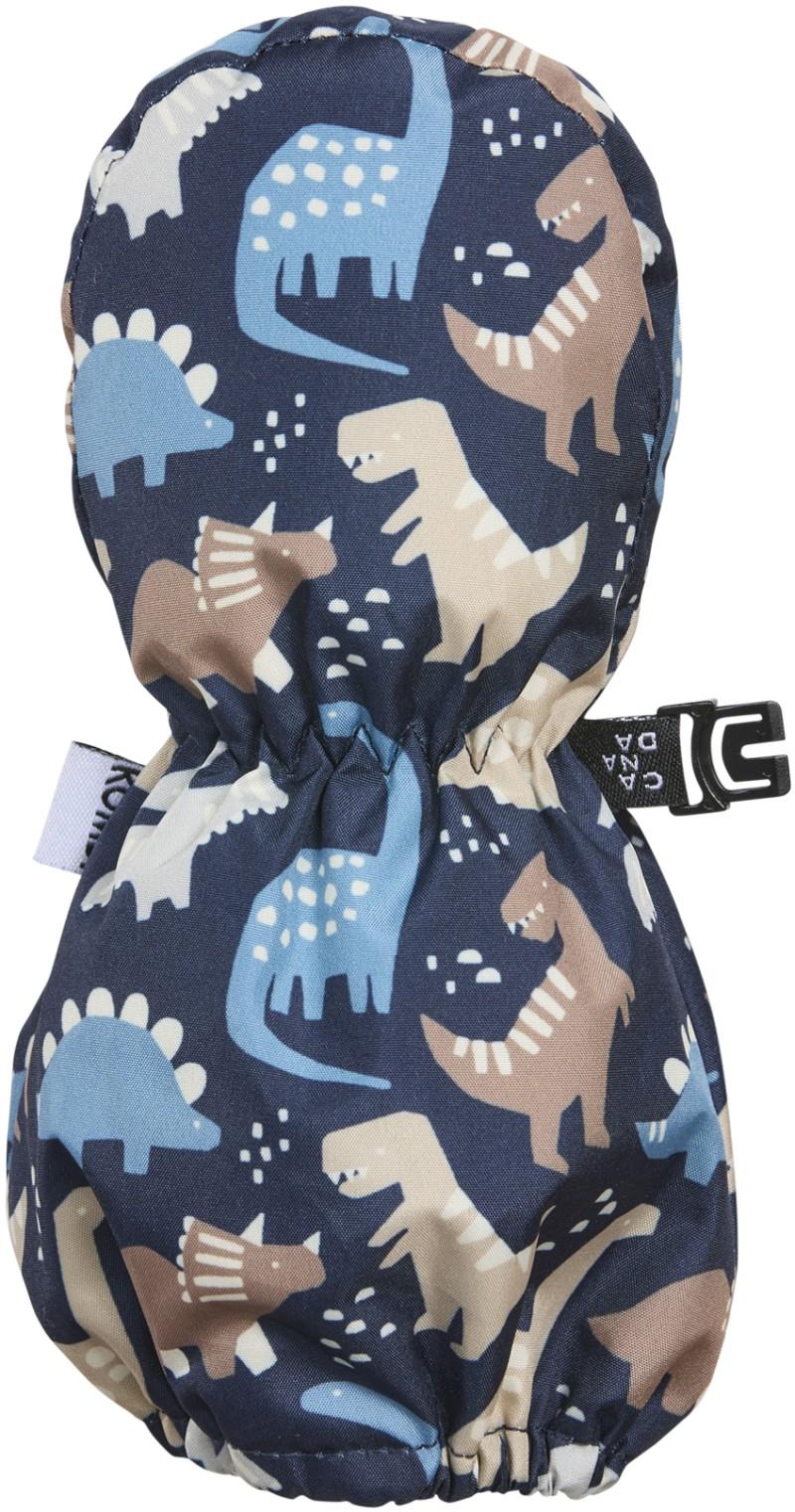 The Baby Bear Mitts - Infant - navy dinosaur 1