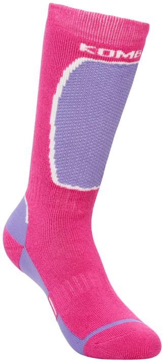 The Brave OTC Socks - Children - fuchsia fedora 1