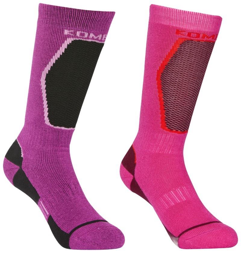 The Brave OTC Socks - Twin Pack - Junior - orchid pop 1