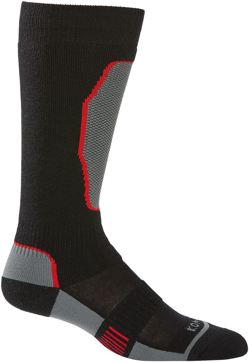 The Brave OTC Socks - black / charcoal / red 1