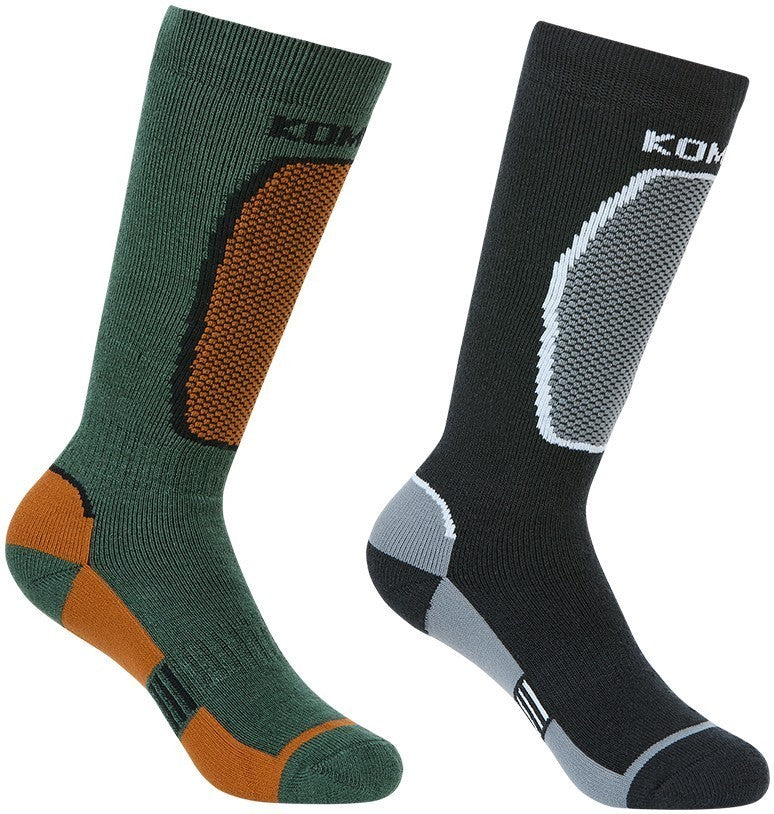 The Brave Twin Pack OTC Socks - Children - tropic green 1