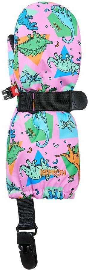 The Crazy Cariboo Mitts - Children - pink funky dino 1