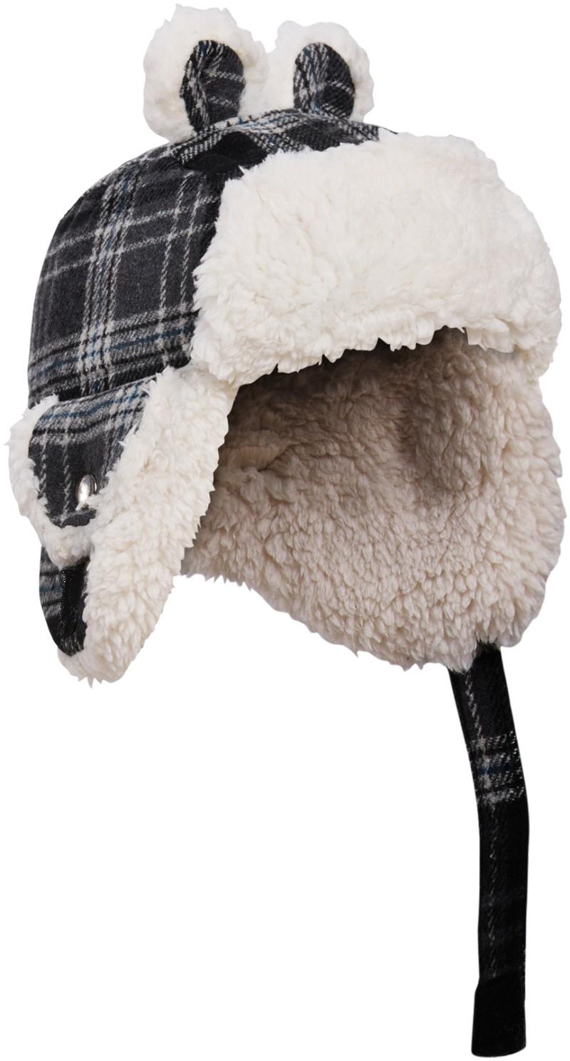 The Cute Aviator Hat - Infant - black plaid 1