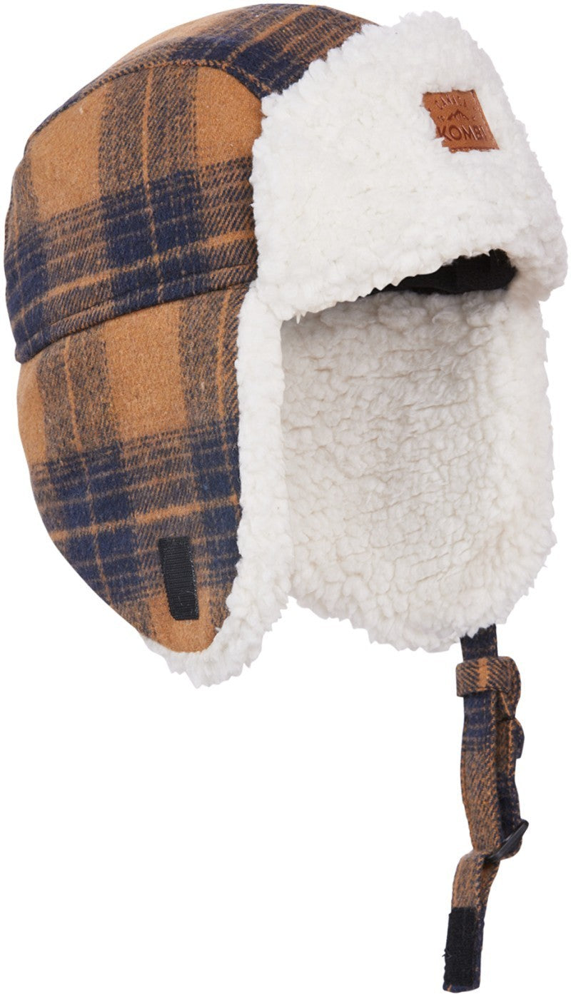 The Hip Aviator Hat - Junior - brown tartan 1