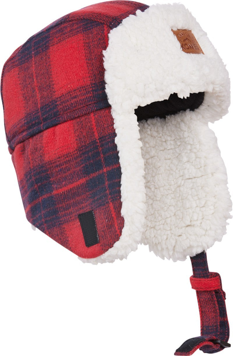 The Hip Aviator Hat - Junior - maple leaf red tartan 1