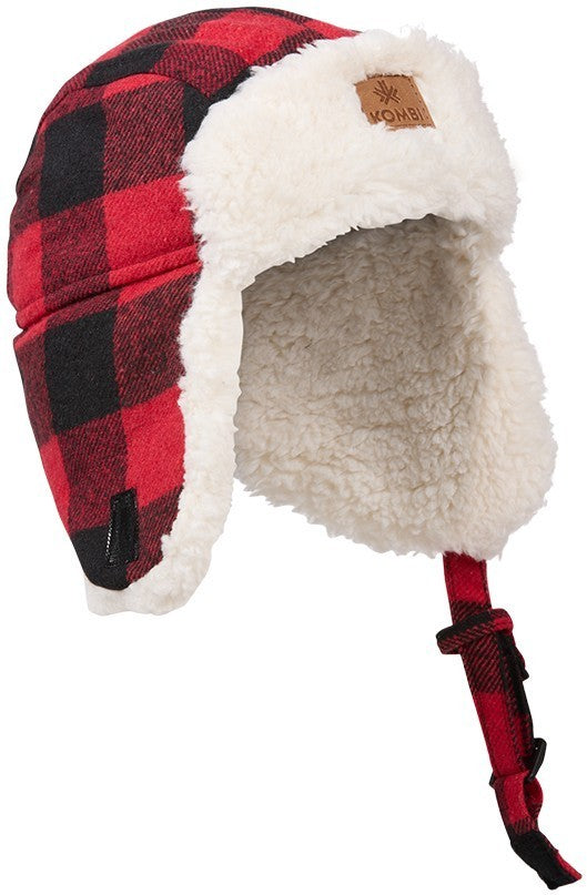 The Hip Aviator Hat - Junior - red buffalo plaid 1