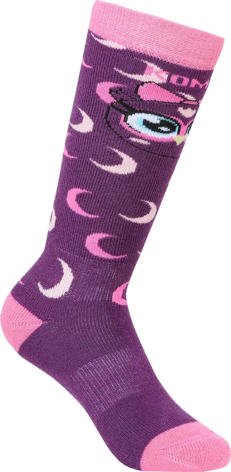 The Kombi Animal Family OTC Socks - Junior - amy the owl 1