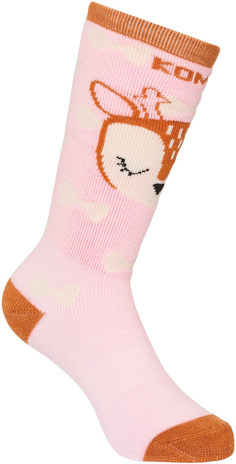 The Kombi Animal Family OTC Socks - Junior - daisy the deer 1