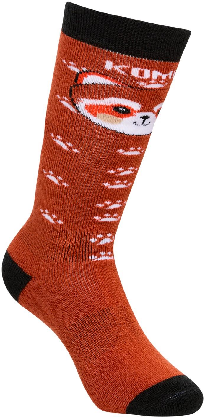 The Kombi Animal Family OTC Socks - Junior - remy the red panda 1