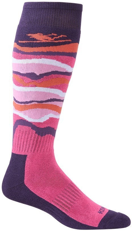 The Ski Bum OTC Socks - barbie pink 1
