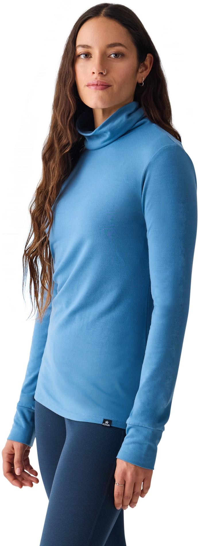 The Turtleneck - Womens - blue heaven 1