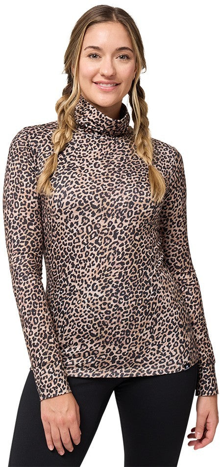 The Turtleneck - Womens - leopard 1