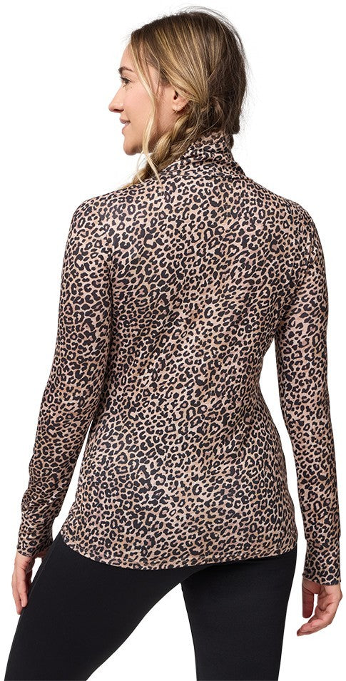 The Turtleneck - Womens - leopard 1