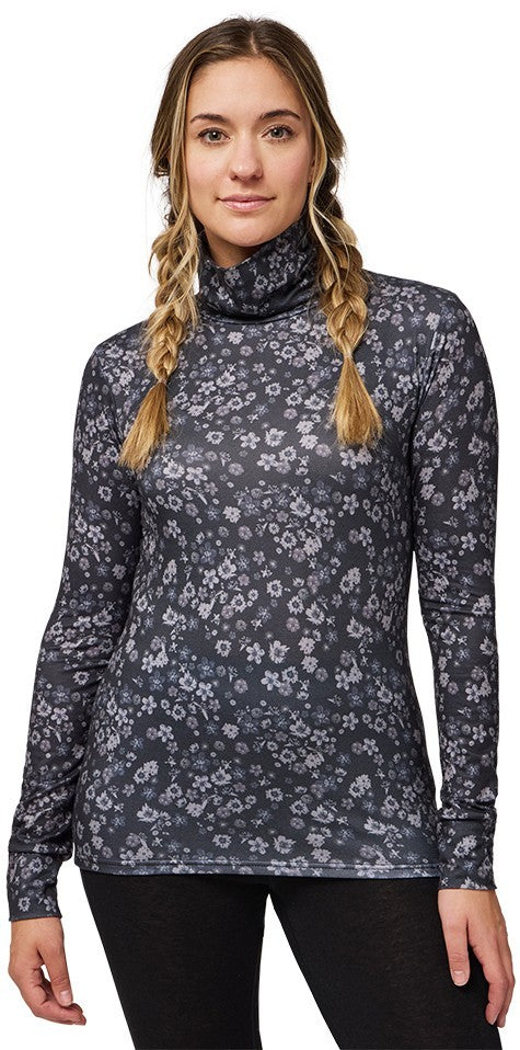 The Turtleneck - Womens - light grey daisy 1