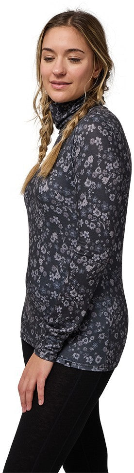 The Turtleneck - Womens - light grey daisy 1
