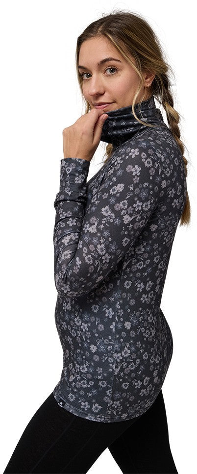 The Turtleneck - Womens - light grey daisy 1