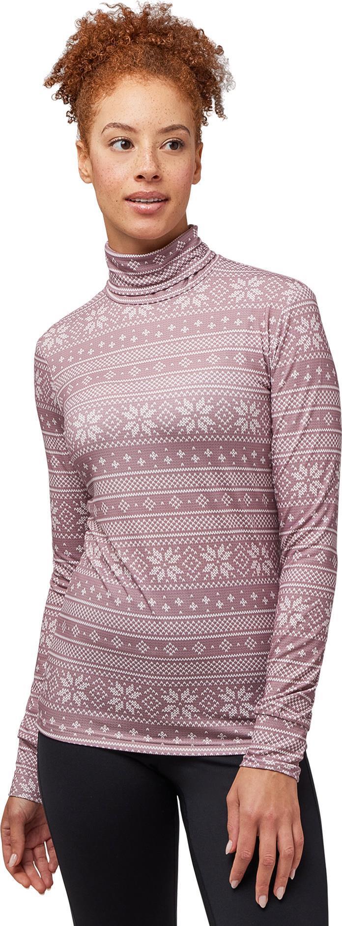 The Turtleneck - Womens - nordic rose 1