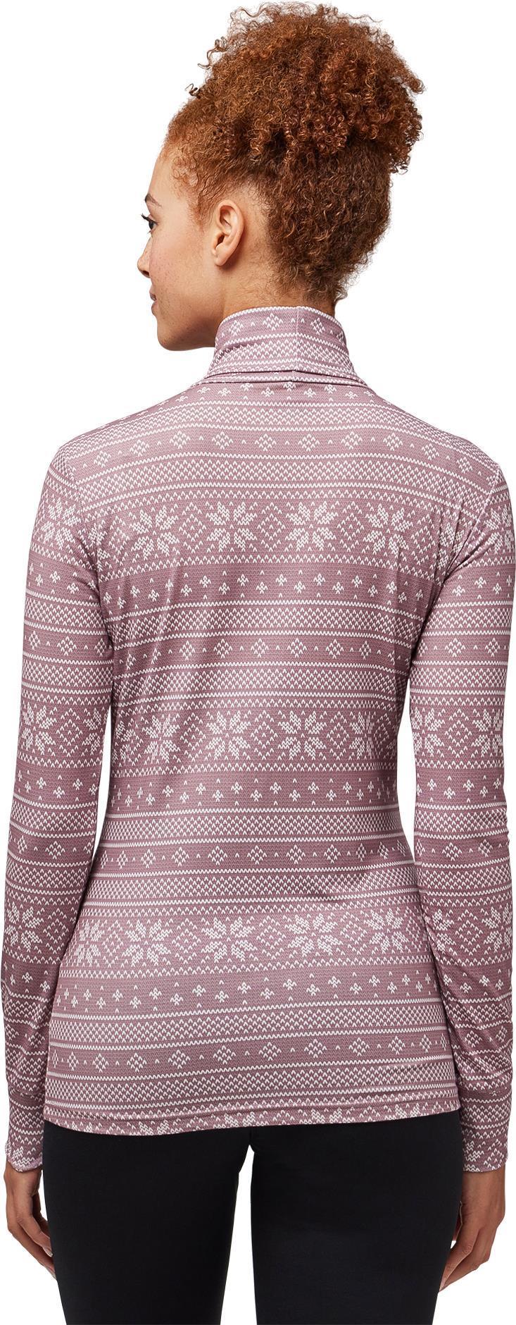 The Turtleneck - Womens - nordic rose 1