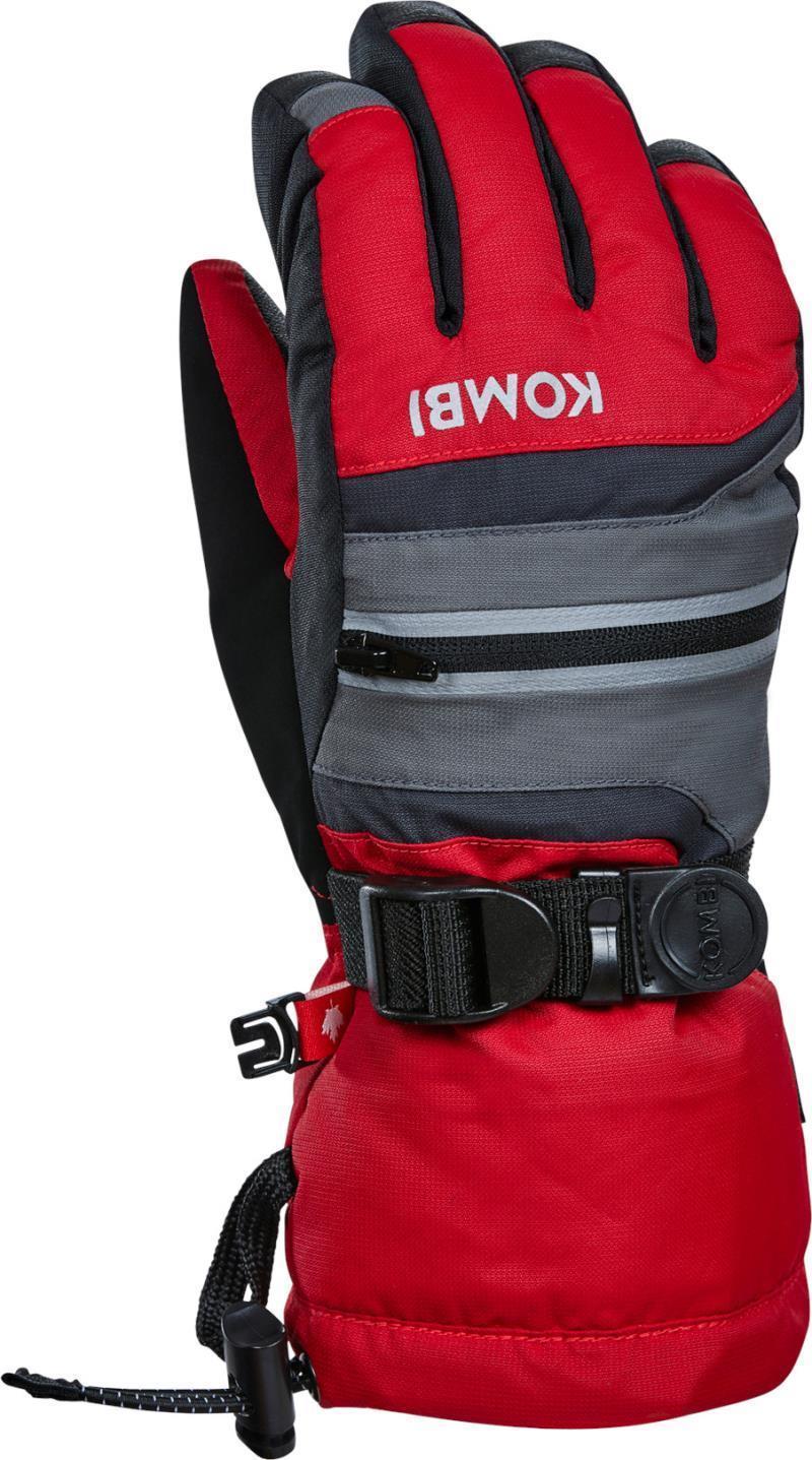 The Yolo Gloves - Junior - barn red 1