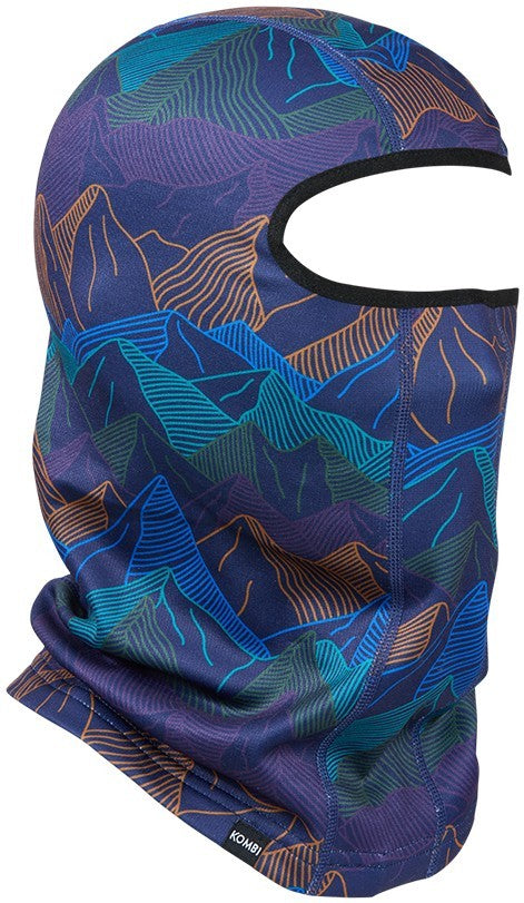 Velvet Fleece Balaclava - Junior - blue peak line 1