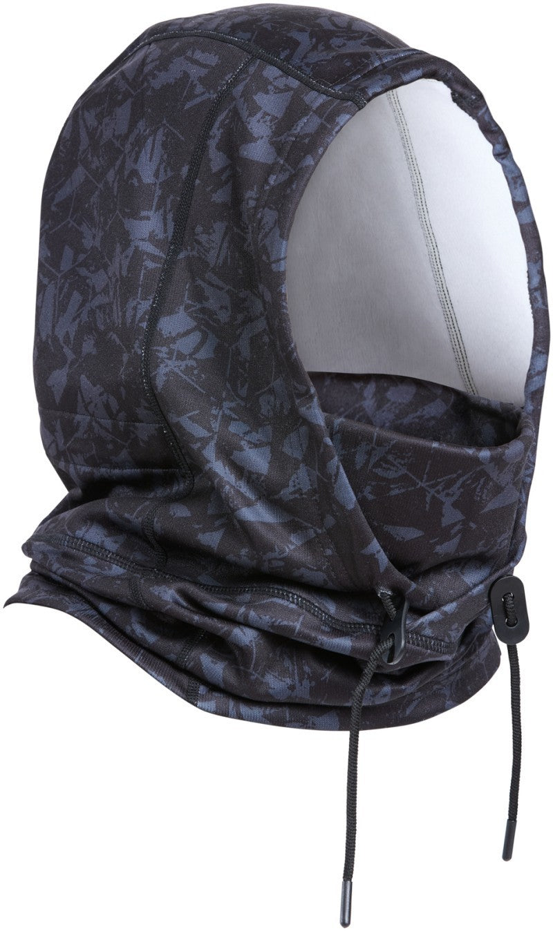 Velvet Fleece Helmet Balaclava - grey hexagon 1
