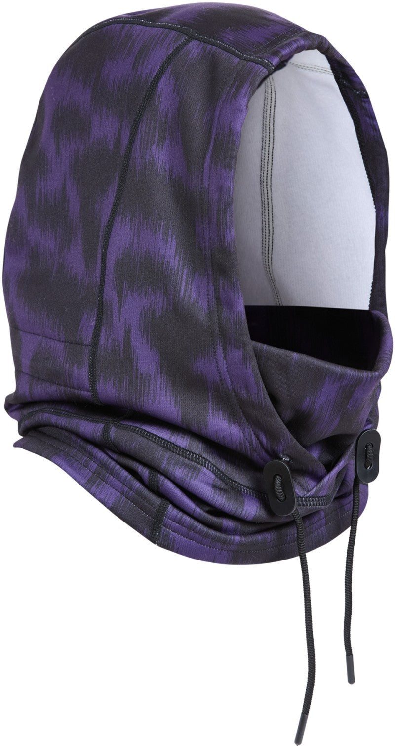 Velvet Fleece Helmet Balaclava - purple camo leo 1