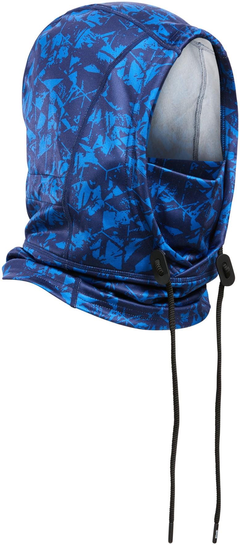 Velvet Fleece Helmet Balaclavas - Junior - blue hexagon 1