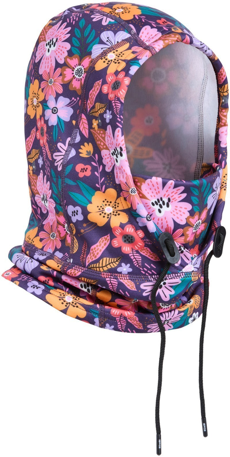 Velvet Fleece Helmet Balaclavas - Junior - cosmic flower 1