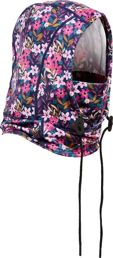 Velvet Fleece Helmet Balaclavas - Junior - garden flower 1