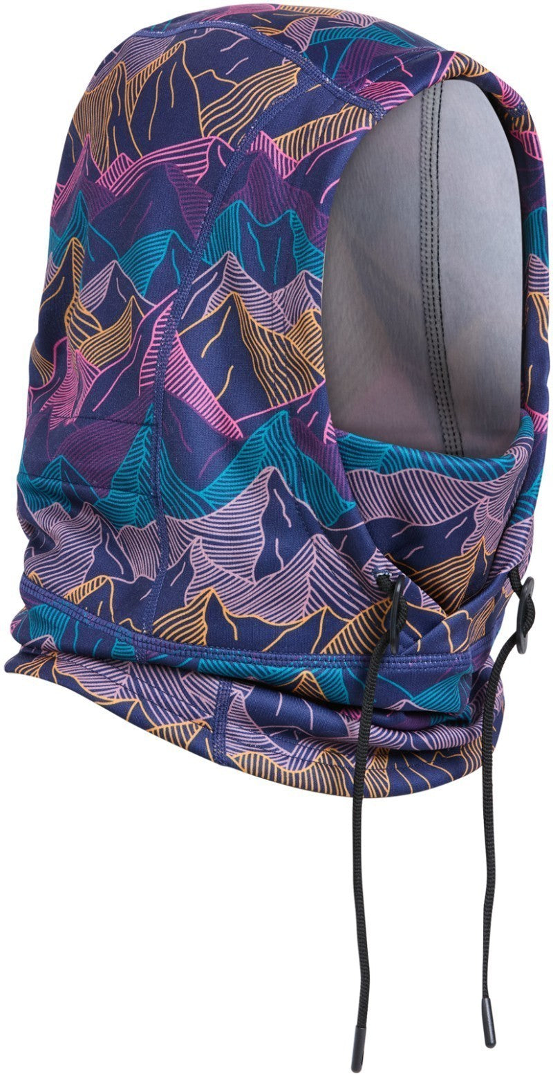 Velvet Fleece Helmet Balaclavas - Junior - pink peak line 1