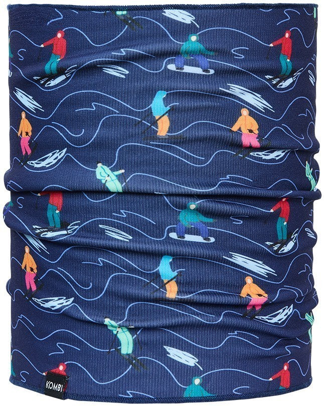 Velvet Fleece Multi Scarf - Children - blue free ski 1