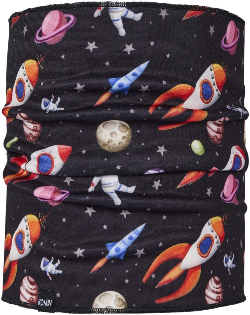 Velvet Fleece Multi Scarf - Children - space explorer 1