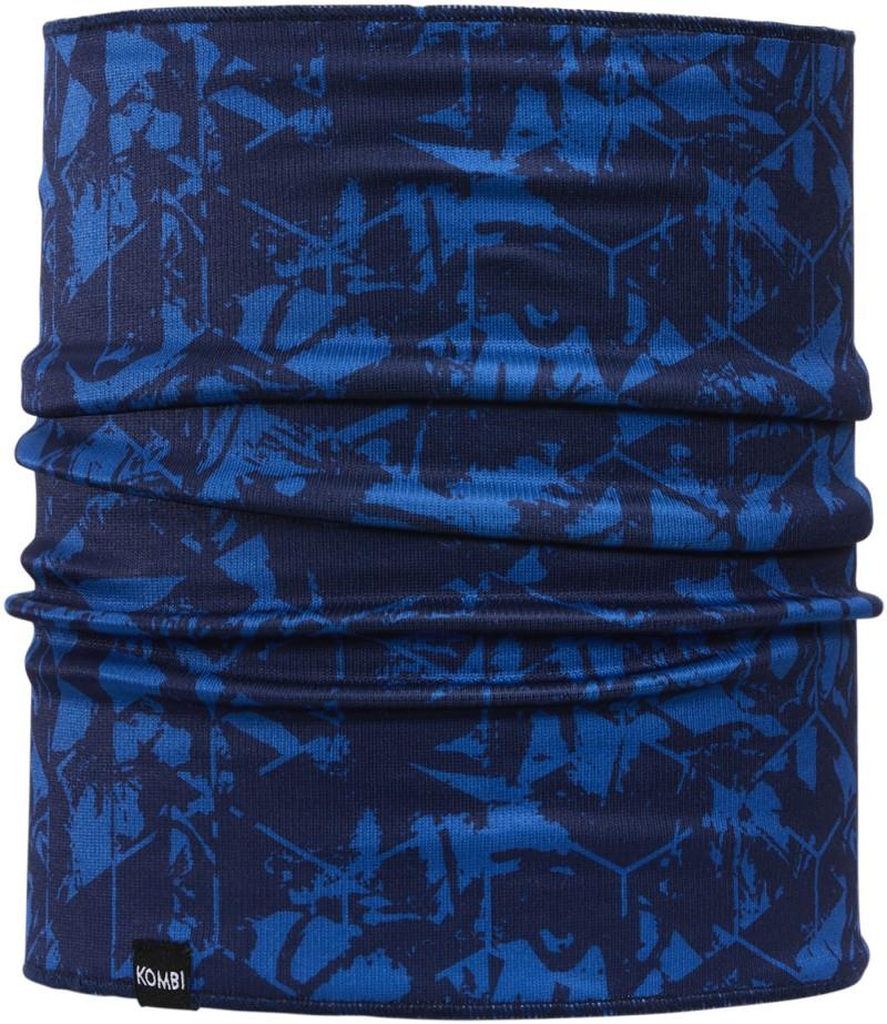 Velvet Fleece Multi Scarf - Junior - blue hexagon 1