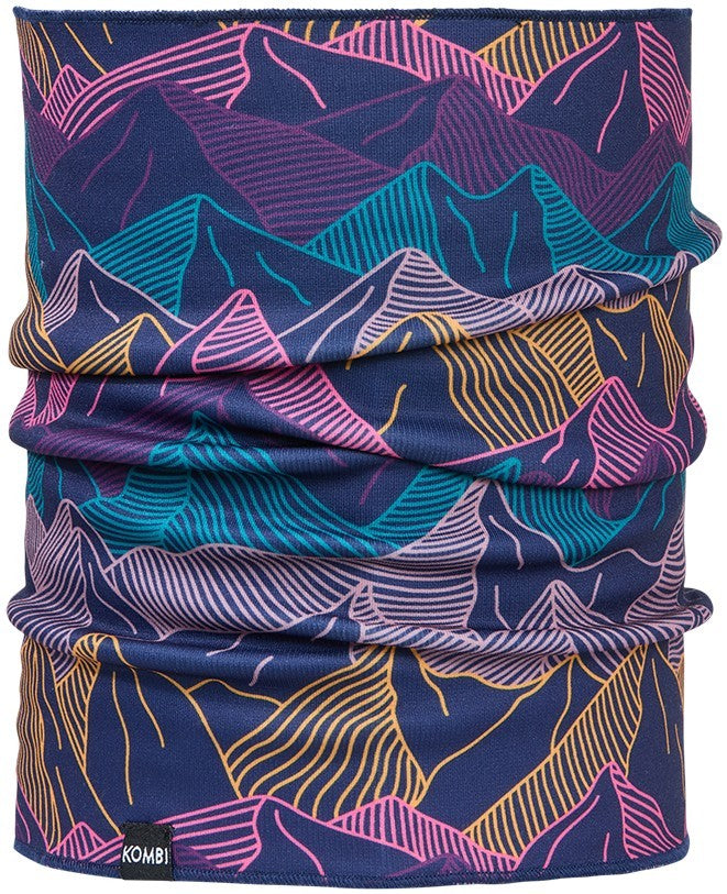 Velvet Fleece Multi Scarf - Junior - pink peak line 1