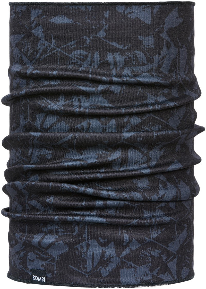 Velvet Fleece Multi Scarf - grey hexagon 1