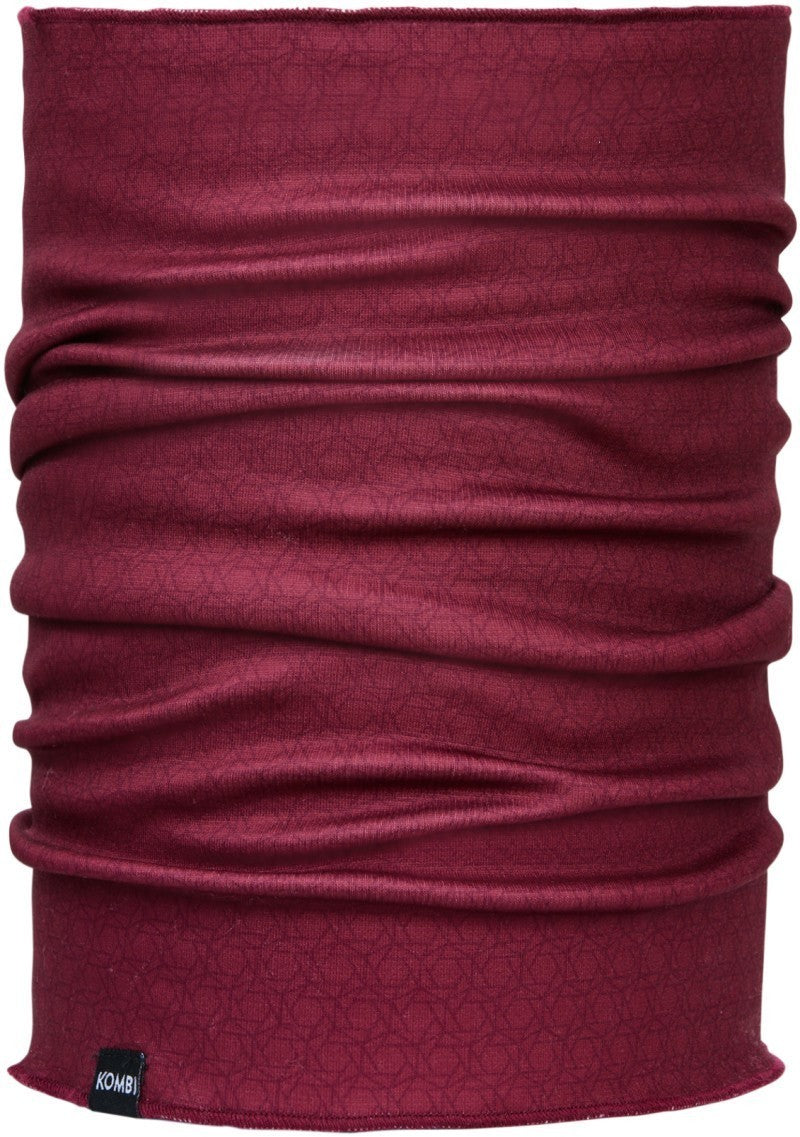 Velvet Fleece Multi Scarf - mahogany hexageo 1
