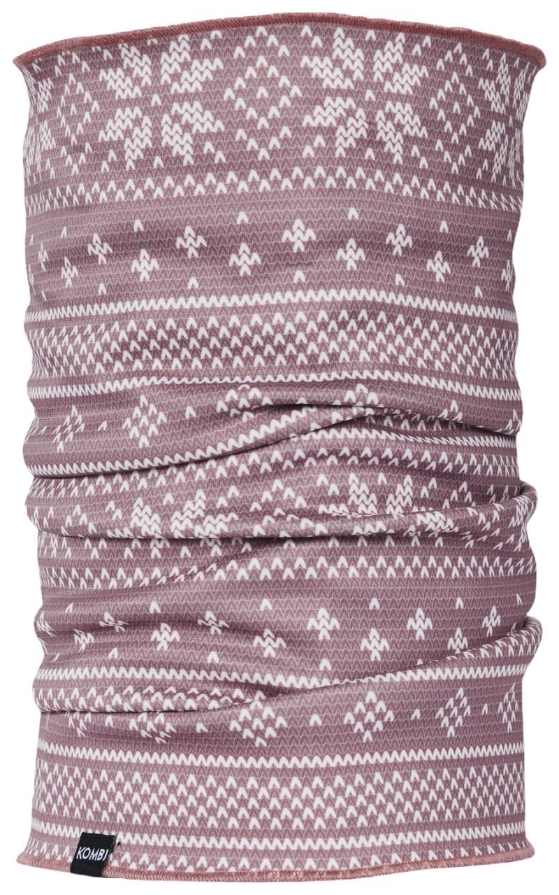 Velvet Fleece Multi Scarf - nordic rose 1
