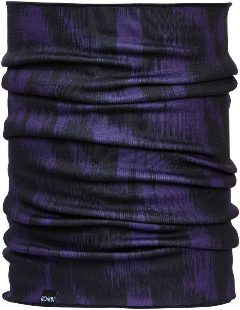 Velvet Fleece Multi Scarf - purple camo leo 1