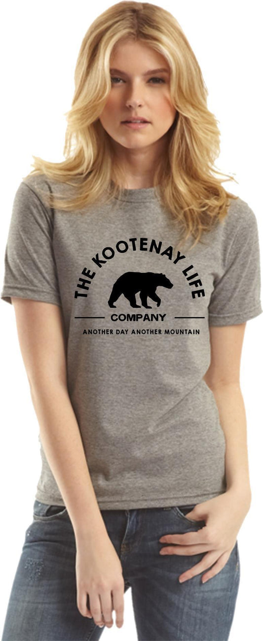 Kootenay Life T-Shirt - Unisex - Heather Grey 1