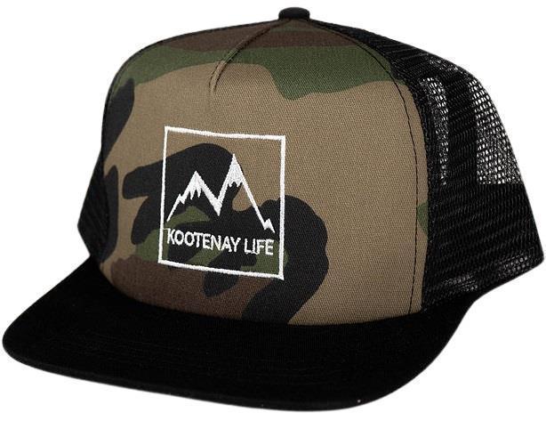 Mountain Snapback Trucker Hat - Camo 1