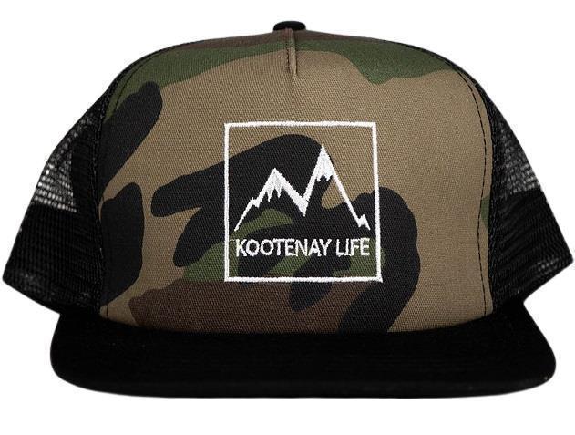 Mountain Snapback Trucker Hat - Camo 2