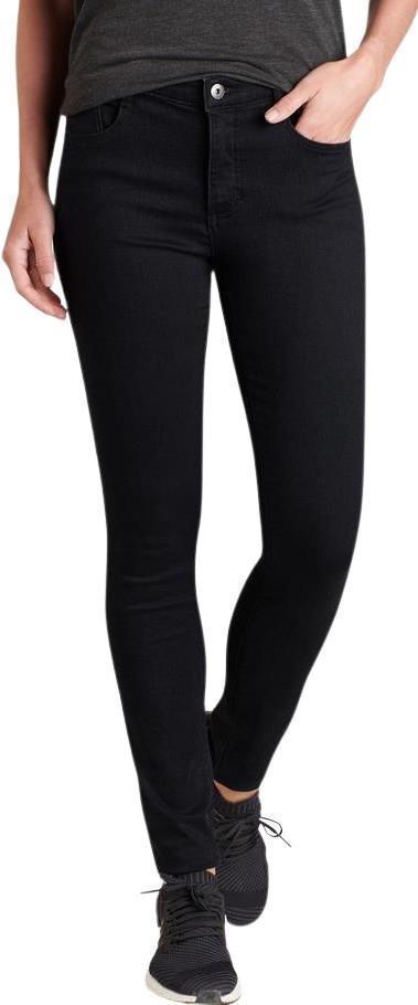 9" Kontour Flex Denim Skinny, Long - Womens - Black 1