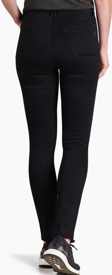 9" Kontour Flex Denim Skinny, Long - Womens - Black 2