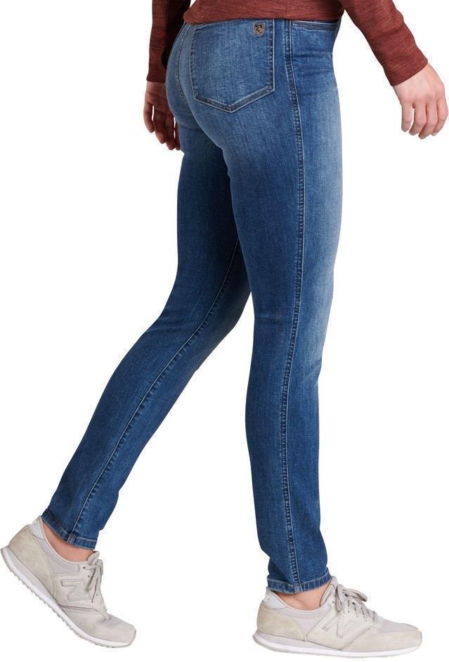 9" Kontour Flex Denim Skinny, Long - Womens - Vintage Blue 3