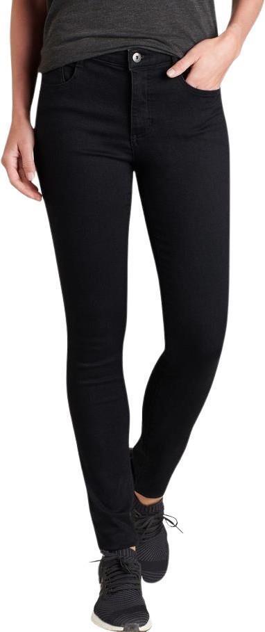 9" Kontour Flex Denim Skinny, Short - Womens - Black 1