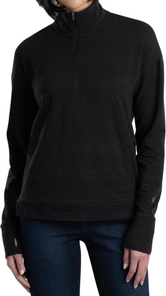 Accel 1/2 Zip - Womens - Black 1