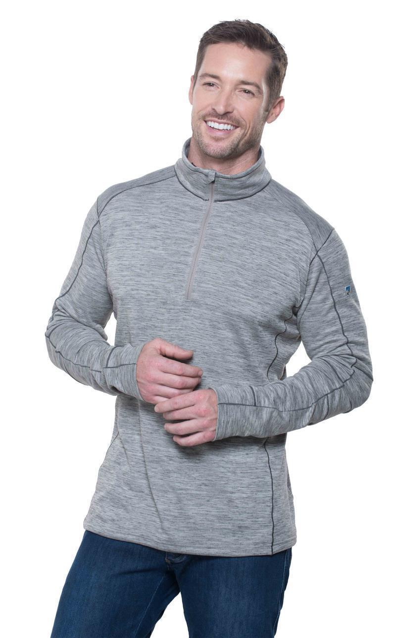 Alloy 1/4 Zip - Mens - Silver Fox 1