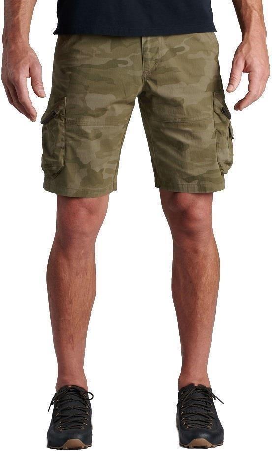 Ambush Cargo Shorts, 12" Inseam - Mens - green camo 1